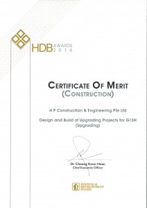 HDB Construction Awards 2016
